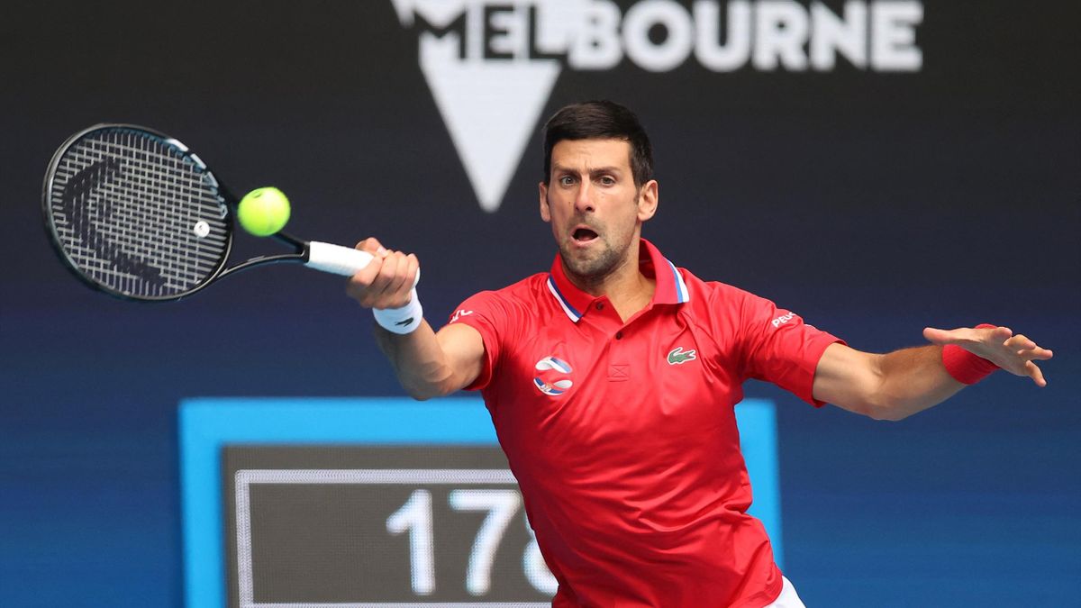 Novak Djokovic s'est "rapproché" de l'Open d'Australie 2022 lundi.