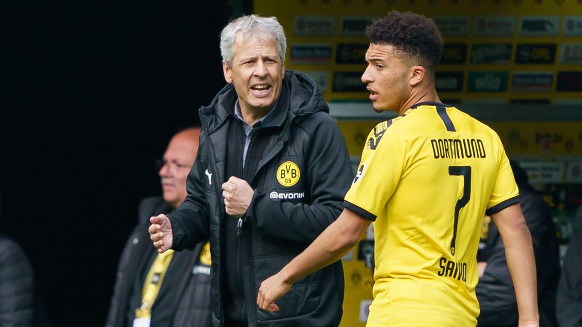 Bvb Gladbach Lucien Favre Suspendiert Jadon Sancho Eurosport