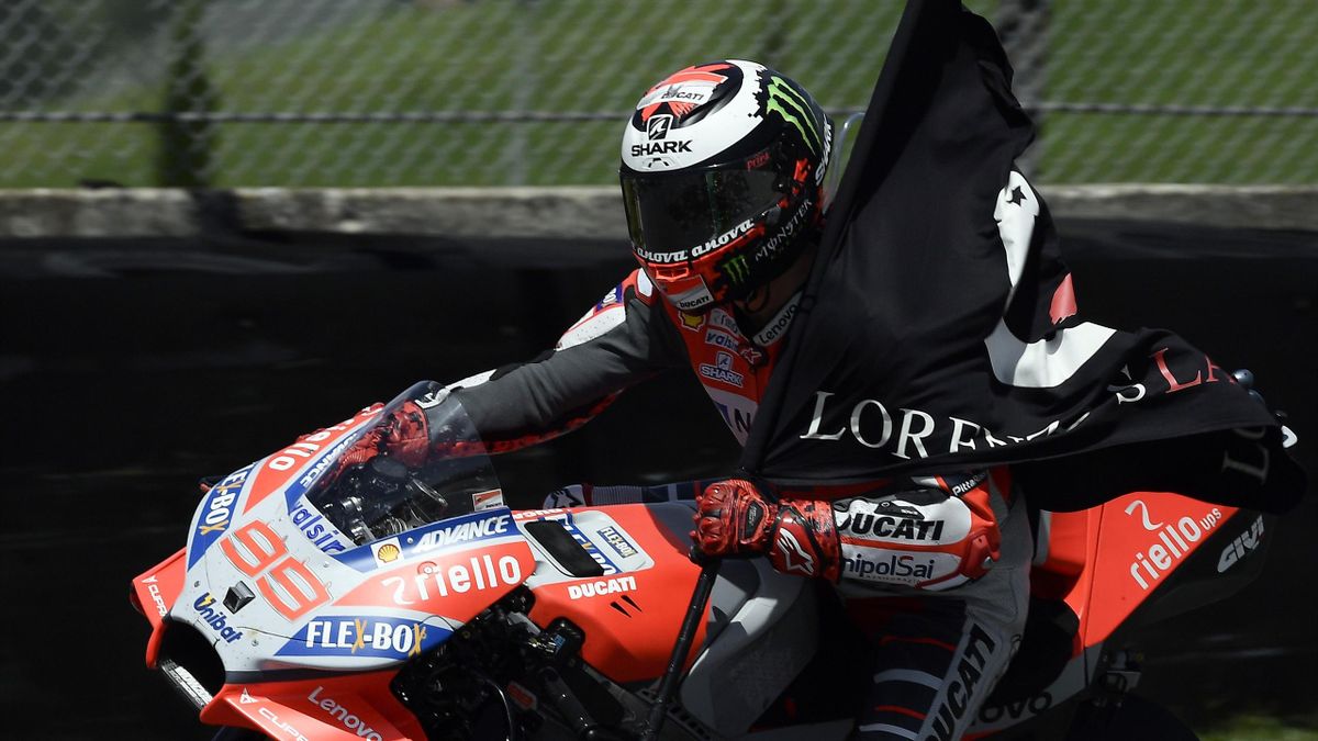 Jorge Lorenzo (Ducati Team) vainqueur du Grand Prix d'Italie 2018