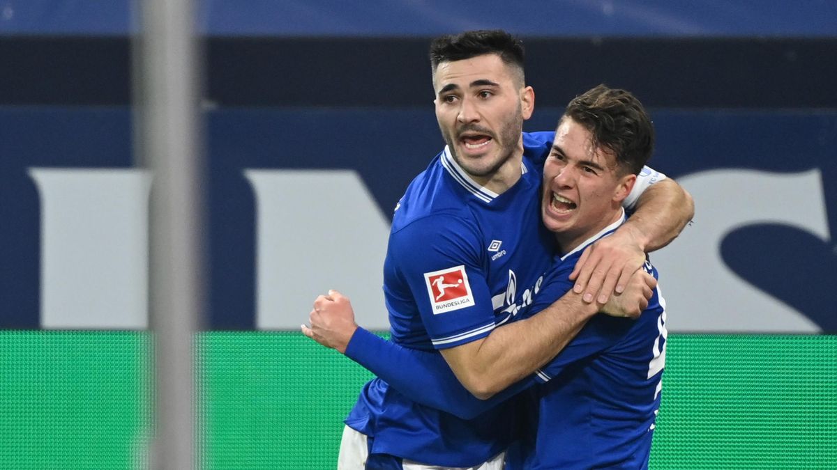 Matchwinner gegen Hoffenheim: Schalkes Matthew Hoppe (rechts) und Kapitän Sead Kolasinac