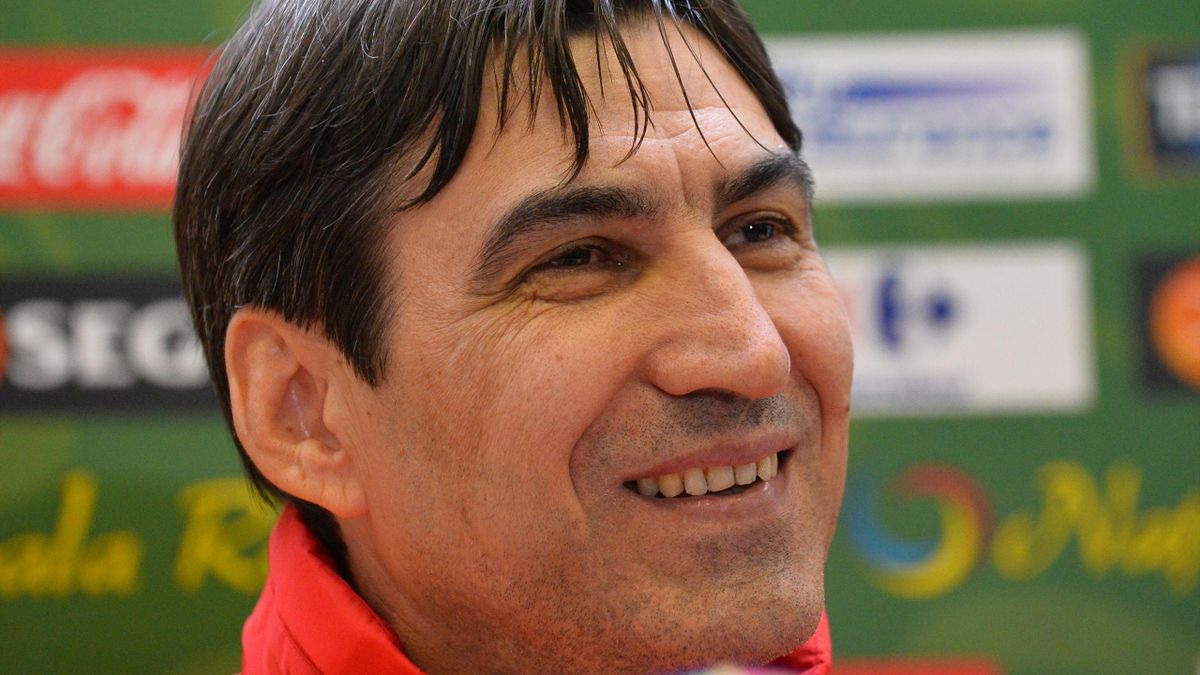 Victor Piturca, coach of Romania's football team
