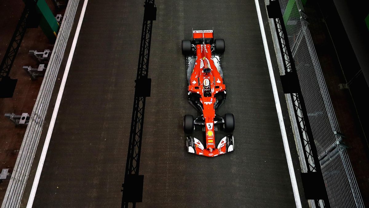 Sebastian Vettel (Ferrari) au Grand Prix de Singapour 2017