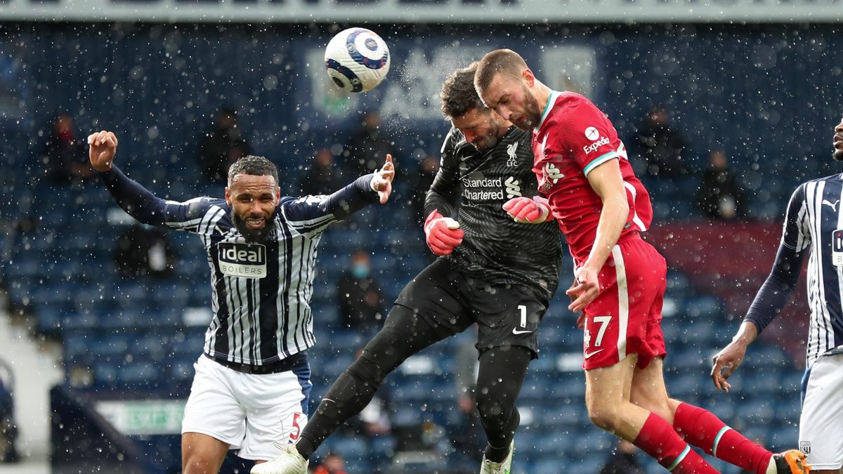 West Bromwich Albion 1-2 Liverpool: Stunning Alisson header seals Reds  injury-time win - Eurosport