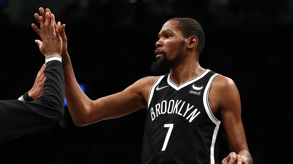 Kevin Durant, stella dei Brooklyn Nets, NBA 2021-22