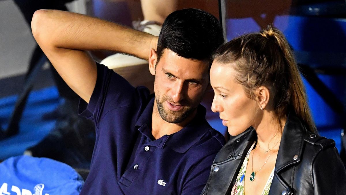 Jelena en Novak Djokovic
