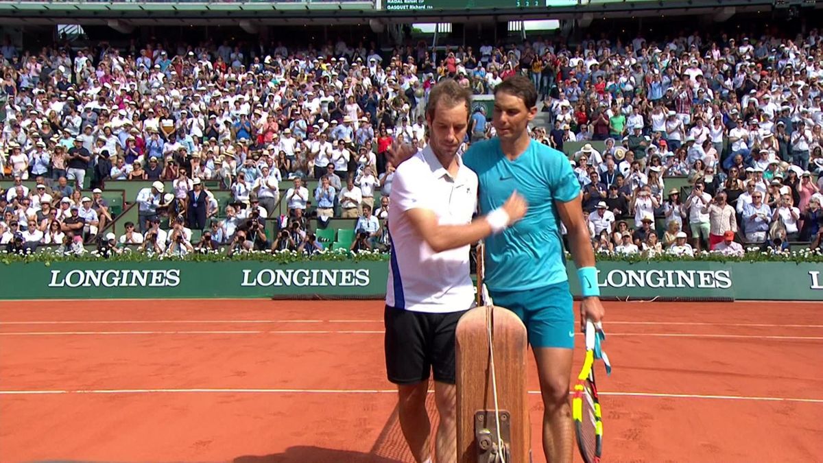 French Open highlights : Nadal v Gasquet