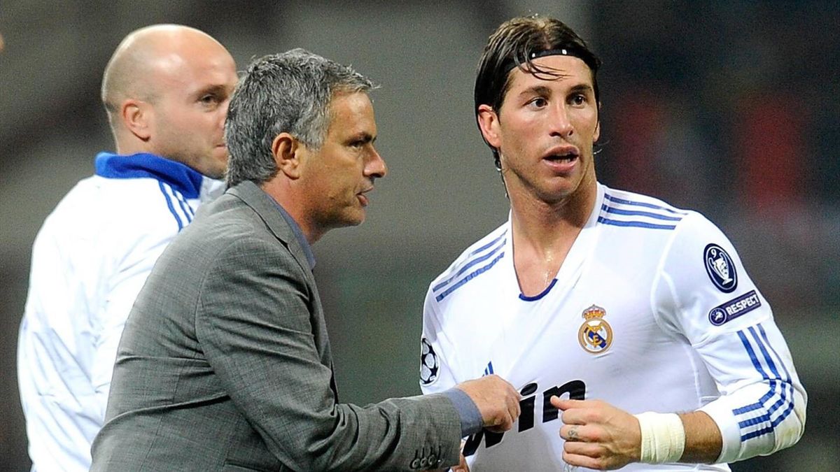 Jose Mourinho Mochte Sergio Ramos Nach Aus Bei Real Madrid Offenbar Zur As Rom Locken Eurosport