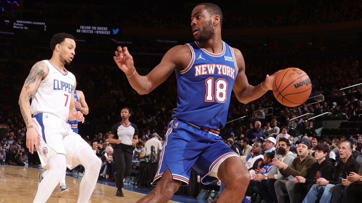Alec Burks (New York Knicks) face aux Los Angeles Clippers / NBA