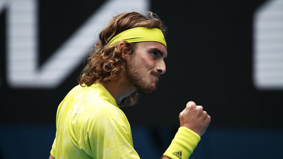 Australian Open 2021 - Stefanos Tsitsipas battles past Thanasi Kokkinakis in marathon five ...