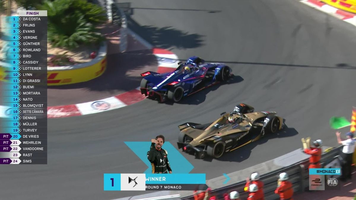 Formula E - Monaco - finish