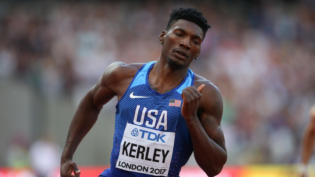 Fred Kerley of the USA