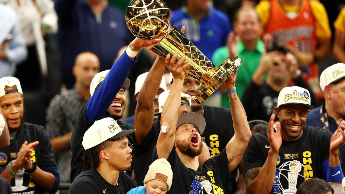 Stephen Curry und die Golden State Warriors holen sich den NBA-Titel