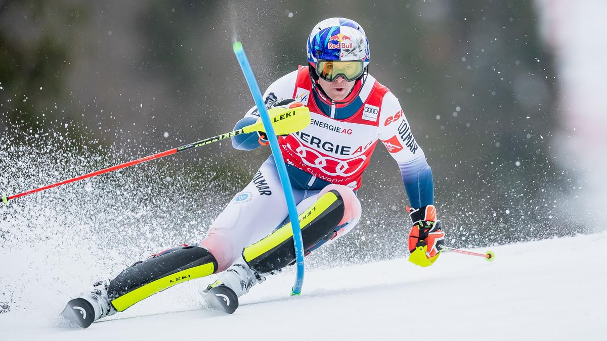 Alexis Pinturault / SkiChrono | Alexis Pinturault en tête du slalom de ...