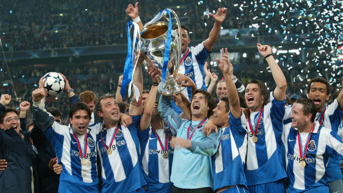 Le FC Porto vainqueur de la Ligue des champions en 2004