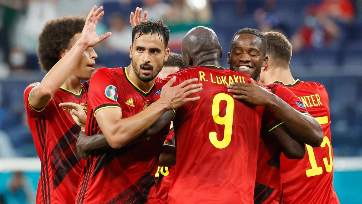 Belgium celebrate