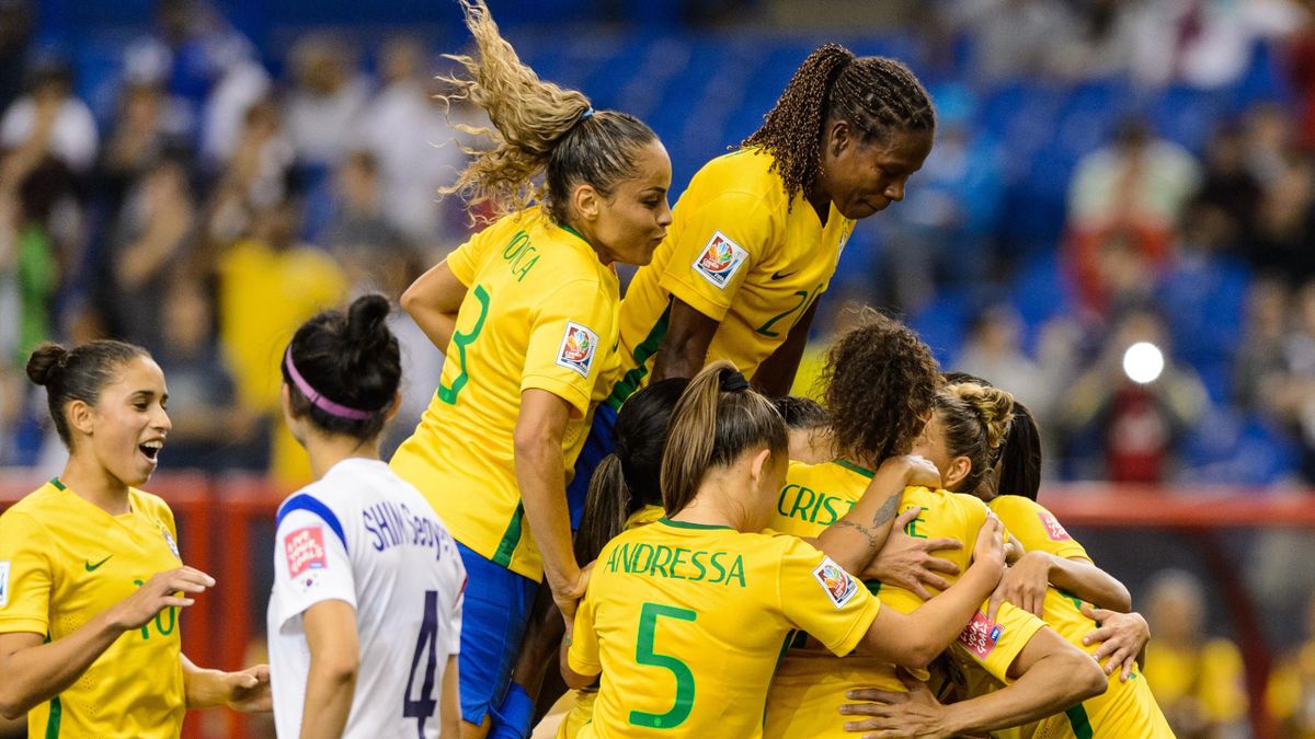 Brazil vs Korea Republic Women's World Cup on June 9, 2015 in Montreal