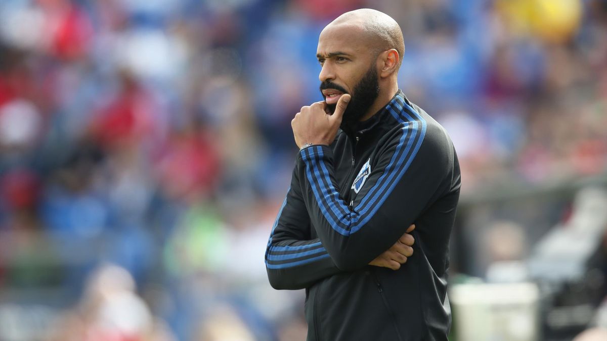 Head coach Thierry Henry of Montreal Impact looks on during an MLS match between FC Dallas and Montreal Impact at Toyota Stadium on March 7, 2020 in Texas City, Texas
