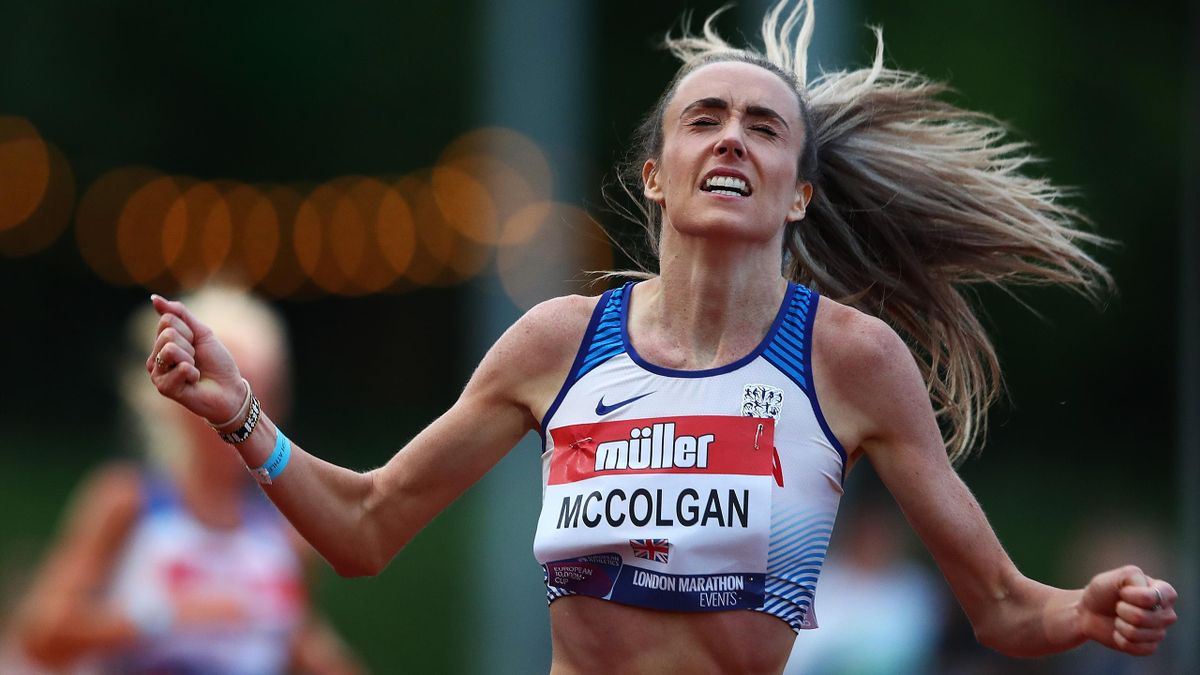 Eilish McColgan shaved 21 seconds off Paula Radcliffe's British half-marathon record.