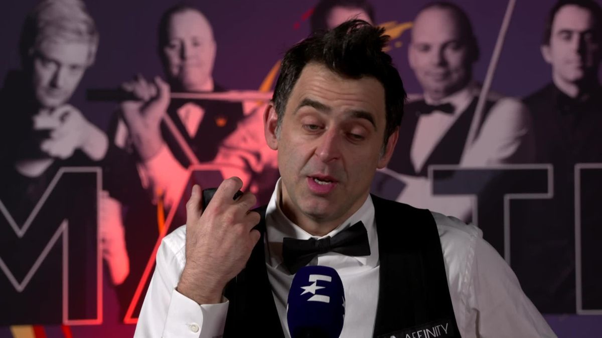 Snooker The Masters: Reax of Ronnie O'Sullivan after his defeat against John Higgins
