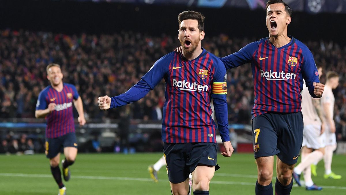 Le Pagelle Di Barcellona Manchester United 3 0 Un Messi Leggendario Eurosport