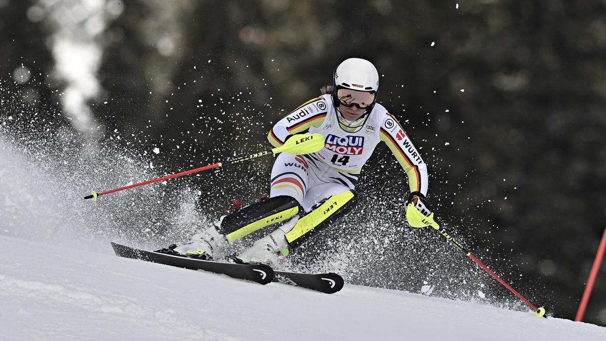Lena Dürr überzeugt im Slalom