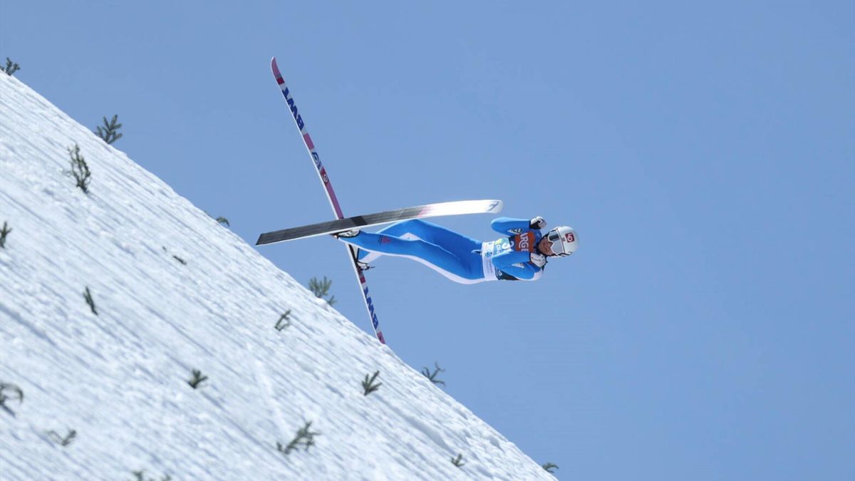Daniel Andre Tande stürzt beim Skifliegen in Planica 2021