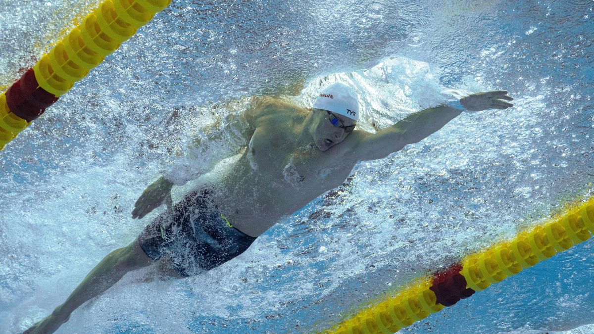 Mondiaux 100m nage libre Maxime Grousset battu à la touche