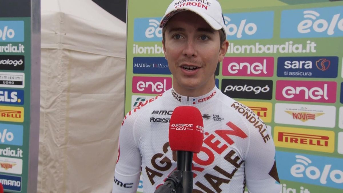 Cycling World Tour : Tour Of Lombardy Men : Interview before start : Benoit Cosnefroy