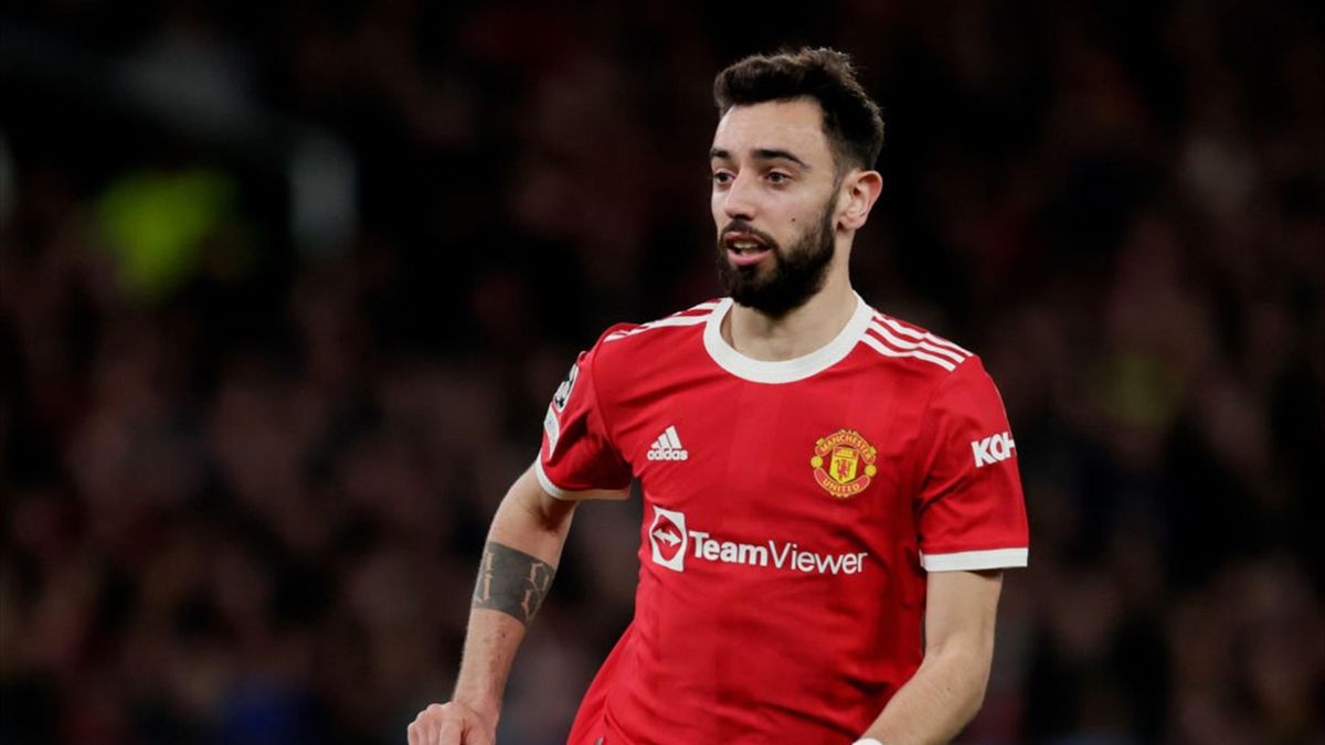 Bruno Fernandes durante Manchester United-Atletico Madrid - Champions League 2021-22