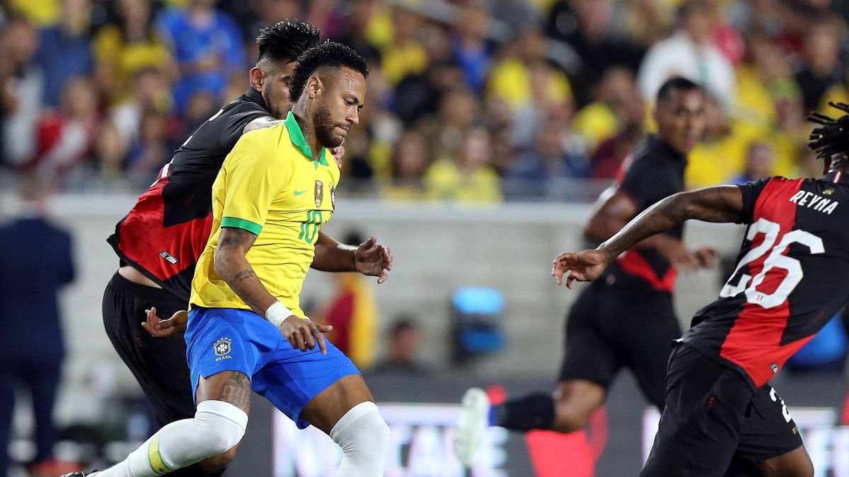 Amistosos internacionales: Brasil ante Perú y Argentina golea a México - Eurosport
