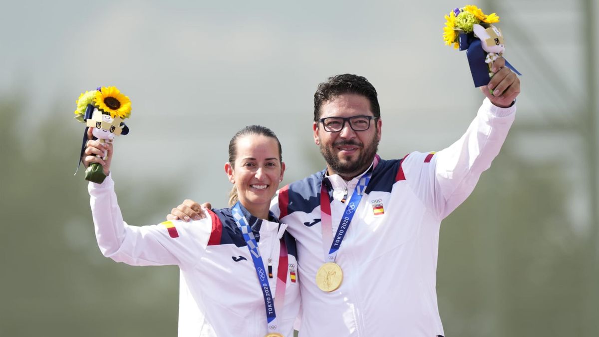 Fátima Gálvez y Alberto Fernández en los Juegos Olímpicos Tokio 2020