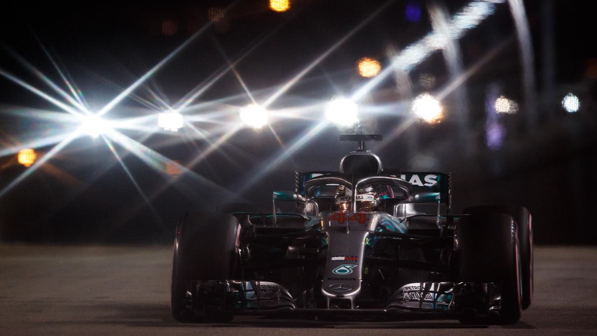 Lewis Hamilton (Mercedes) au Grand Prix de Singapour 2018