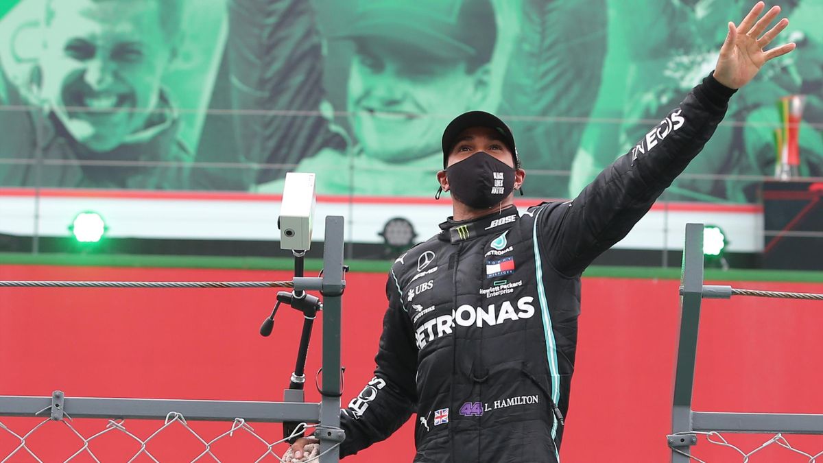 Lewis Hamilton, désormais seul face à l'histoire après sa 92e victoire.