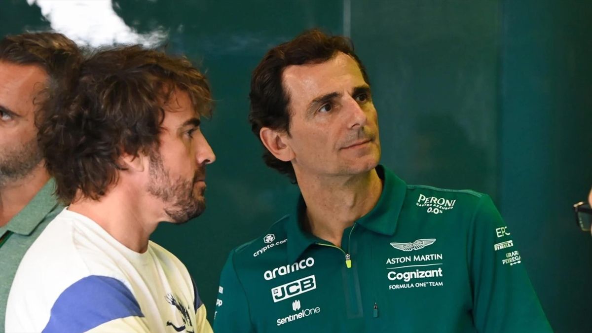 Pedro de la Rosa y Fernando Alonso