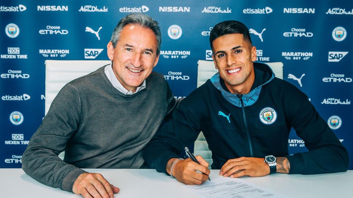 Football News Joao Cancelo Signs For Manchester City Eurosport