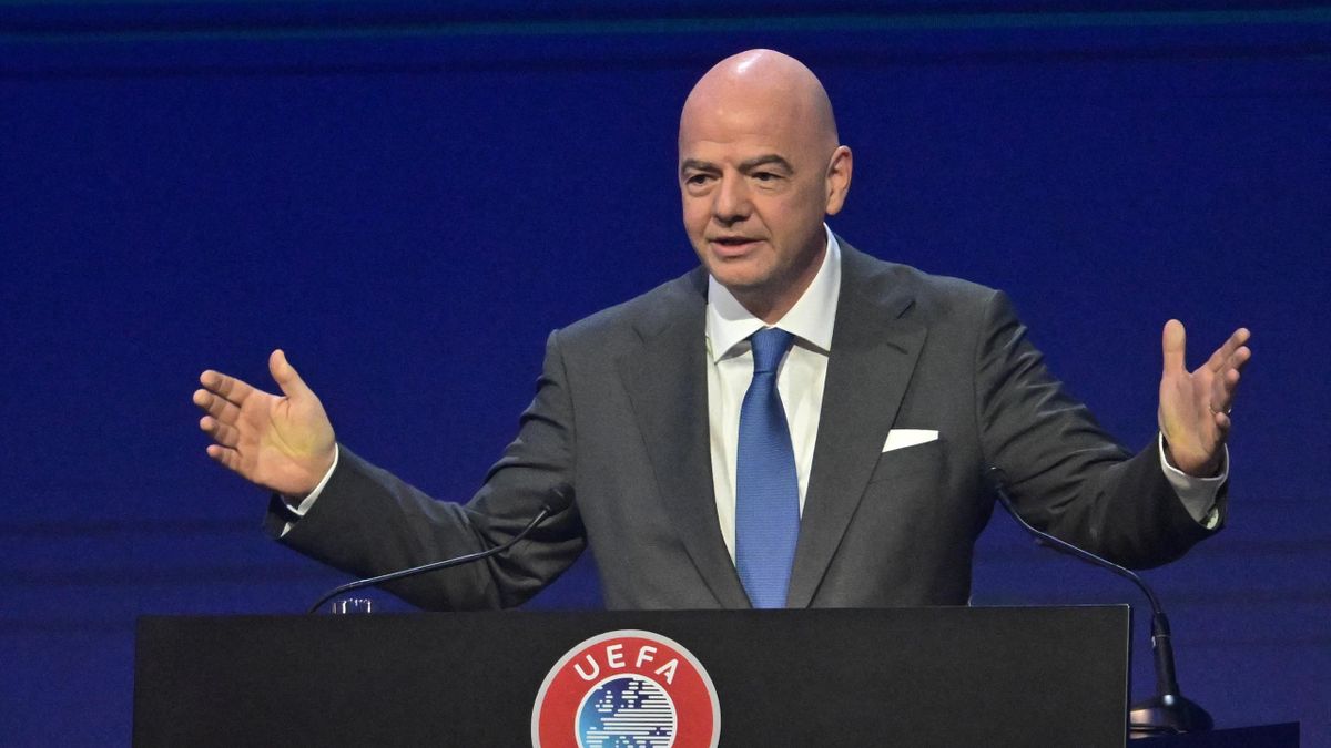 FIFA-Präsident Gianni Infantino beim UEFA-Kongress in Wien
