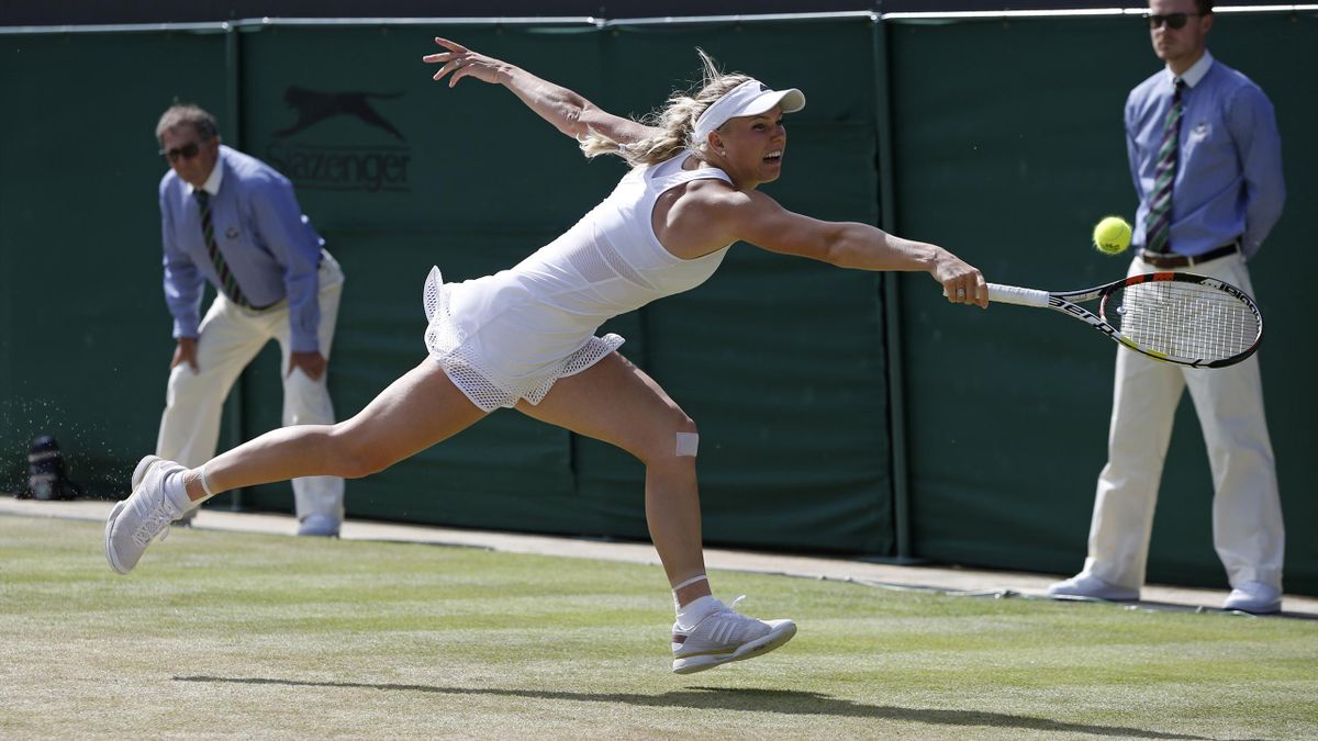 Caroline Wozniacki scheidet gegen Garbine Muguruza im Achtelfinale von Wimbledon aus
