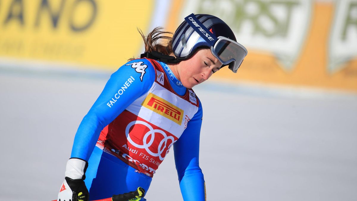 Sofia Goggia beim Super-G in Cortina d'Ampezzo