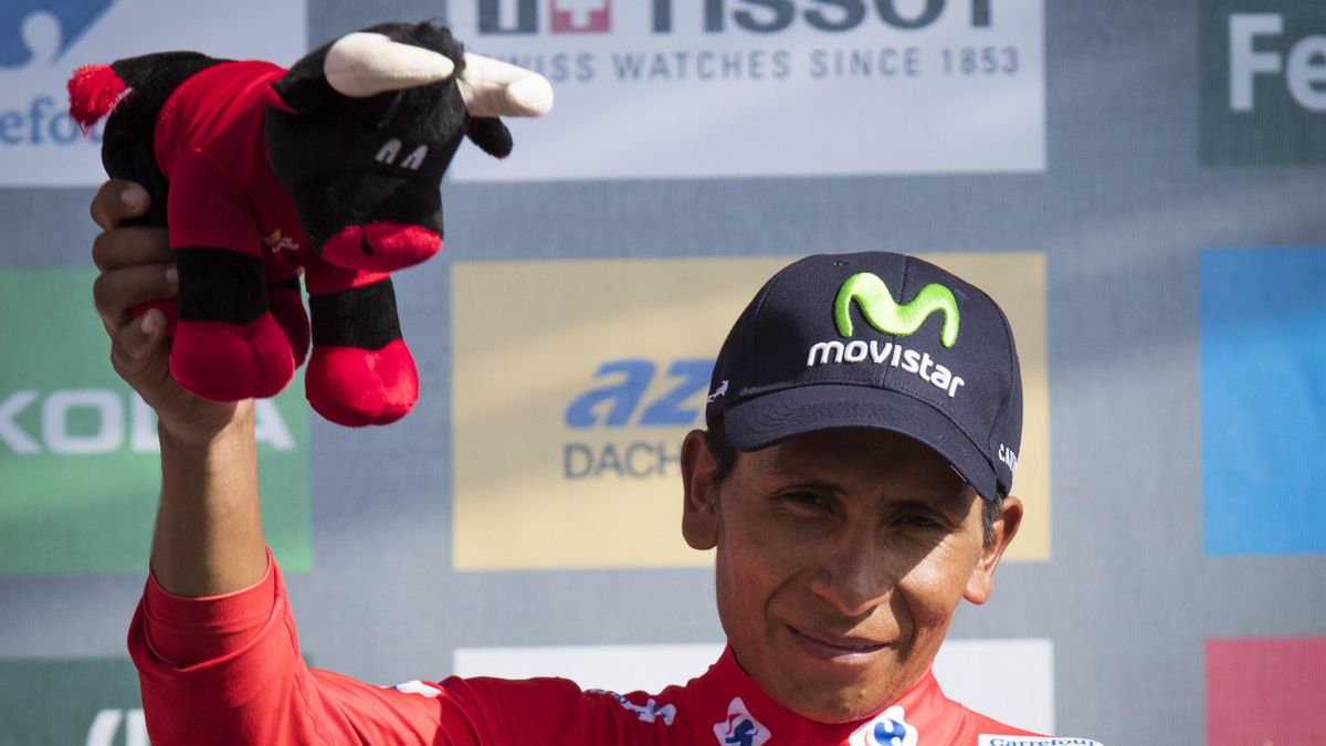 Nairo Quintana se viste de rojo en La Vuelta a España