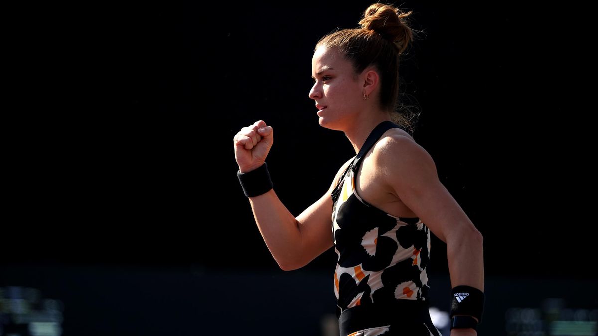 Maria Sakkari hat ihr erstes Spiel bei den WTA Finals gewonnen