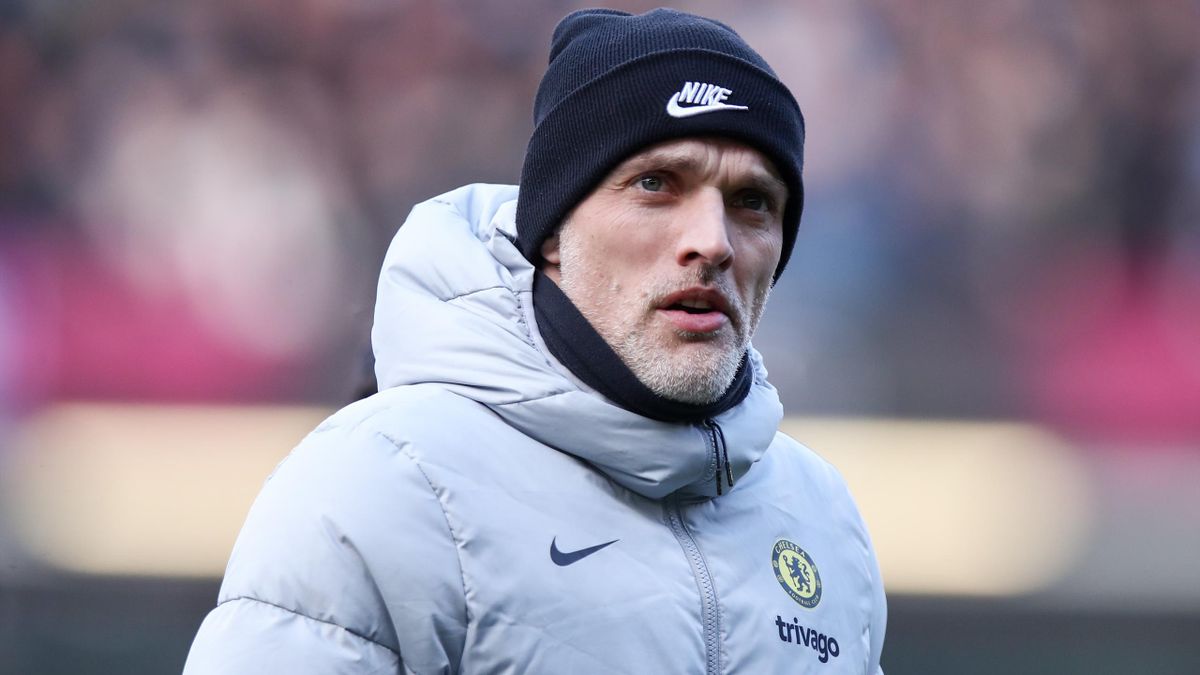 Thomas Tuchel the manager / head coach of Chelsea during the Premier League match between Burnley and Chelsea at Turf Moor on March 5, 2022 in Burnley, United Kingdom.