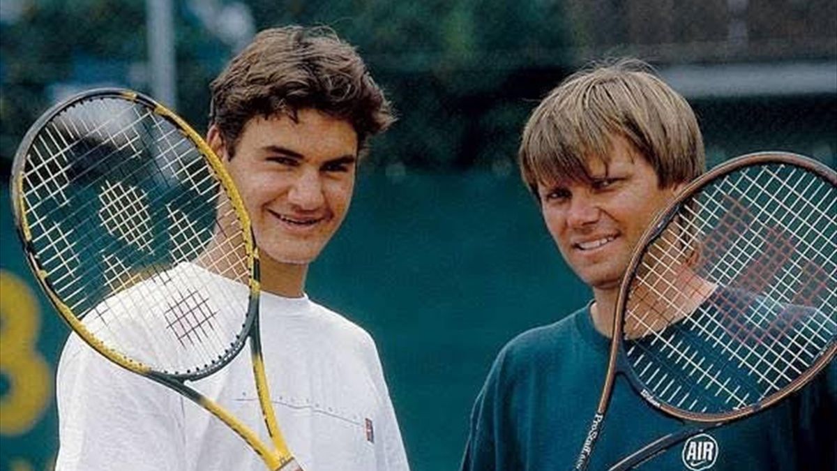 Darren Cahill şi Roger Federer