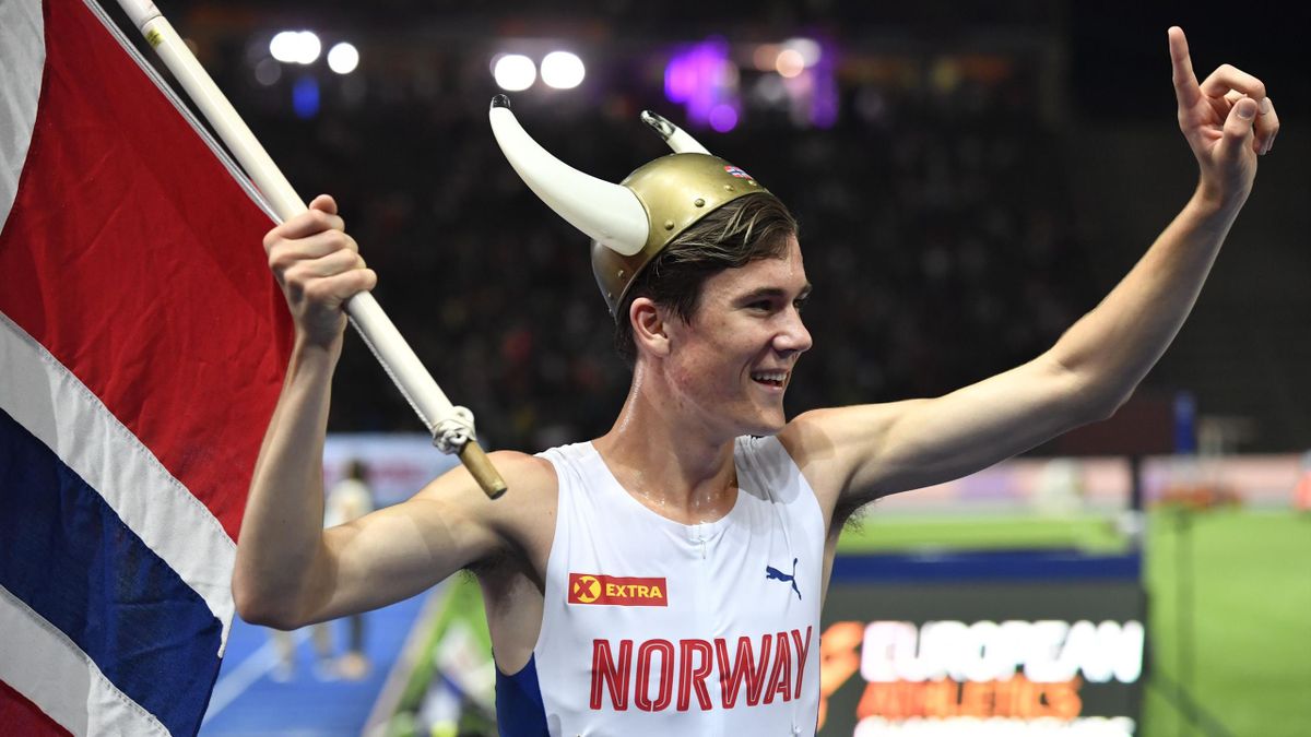 Leichtathletik Em In Berlin Jakob Ingebrigtsen Holt Gold Uber 1500 M Eurosport