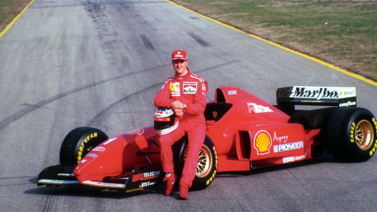 1996, Michael Schumacher, Ferrari (imago)