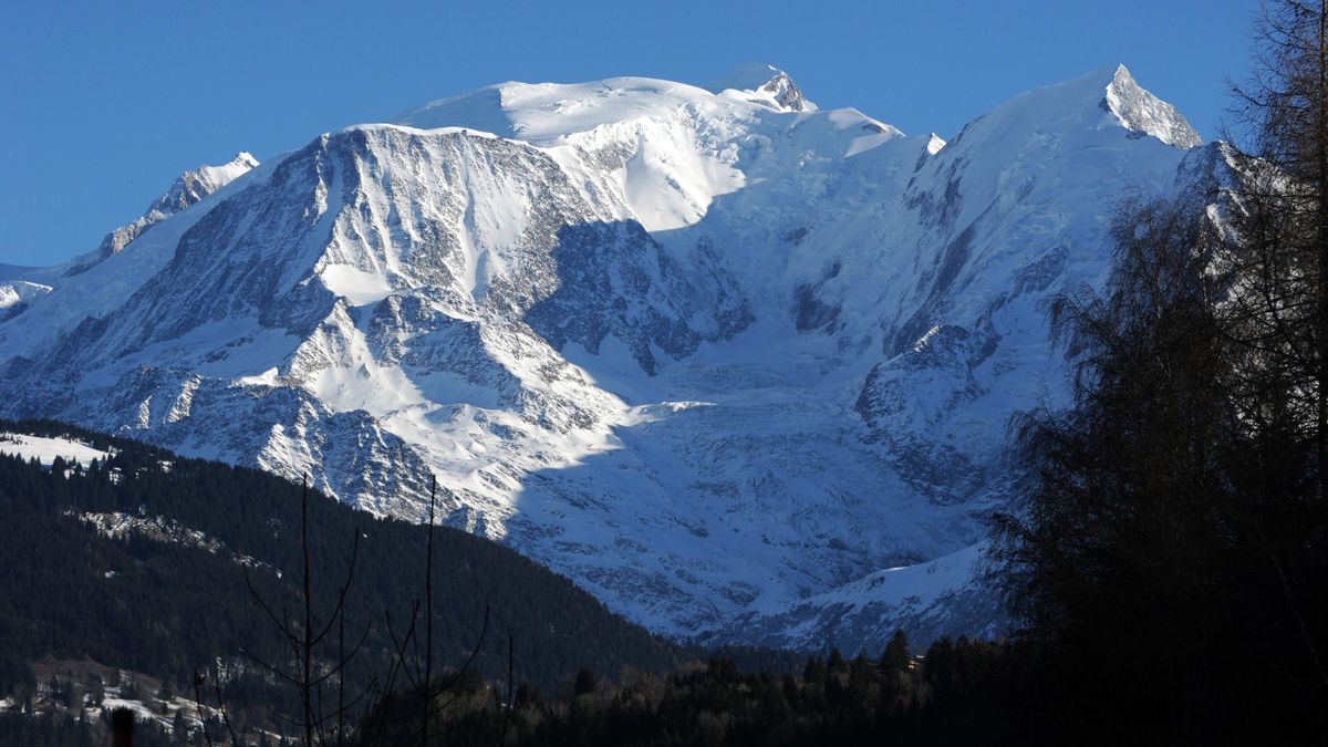 Vue sur le Mont Blanc (Tour de France 2016 - 19e étape)