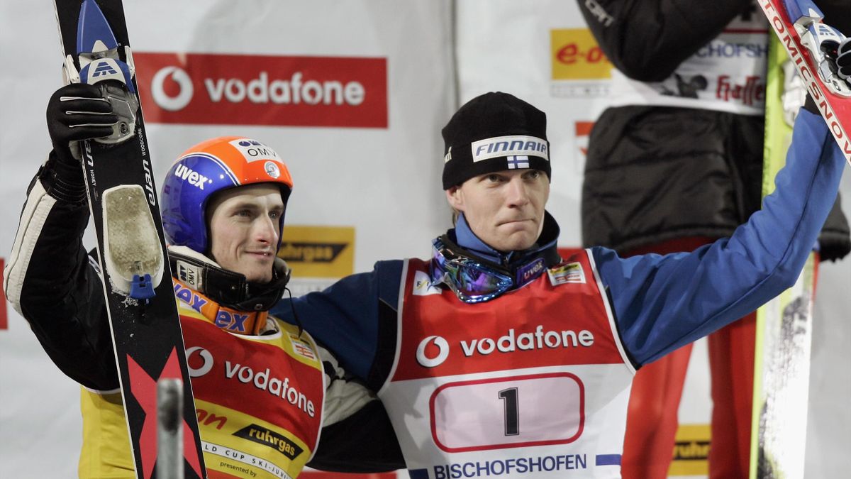 Vierschanzentournee: Janne Ahonen und Jakub Janda siegten punktgleich