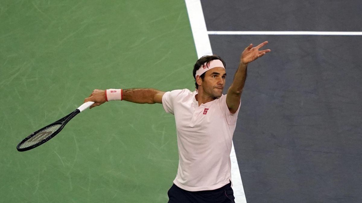Roger Federer à Shanghai.