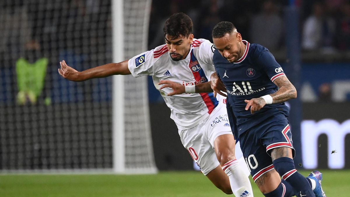 Lucas Paqueta et Neymar - PSG-Lyon