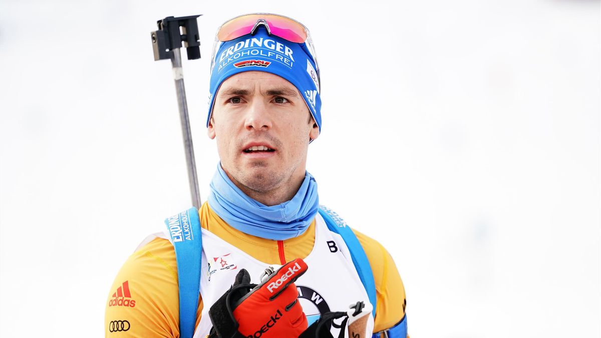 Simon Schempp während seiner Karriere beim Weltcup 2019 in Hochfilzen