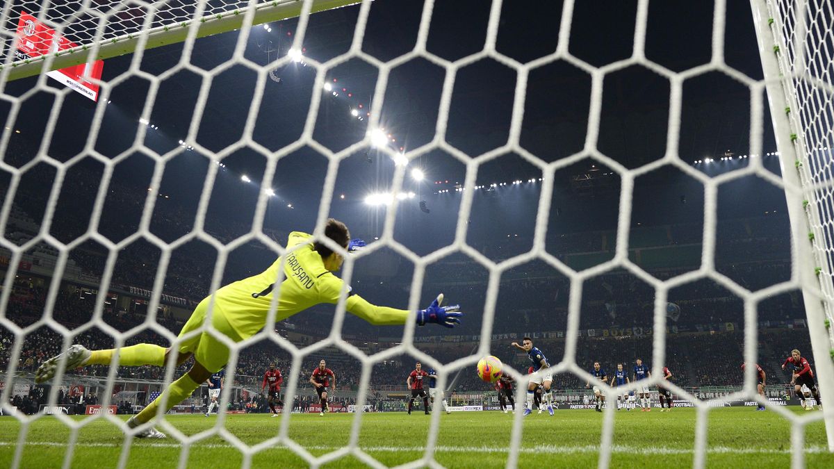 Tătărușanu i-a parat penaltyul lui Lautaro Martinez, în Milan - Inter 1-1